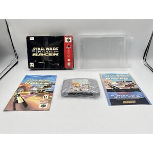 Nintendo 64 - Star Wars Episode 1: Racer w/ Insert & Protector - Complete/CIB